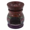 Soapstone Oil Burner Hamsa Hand 10cm