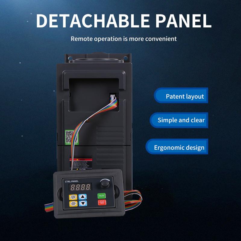 RQ320 Portable Variable Frequency Drive Single Phase To Three Phase VFD/VSD Frequency Inverter For Motor