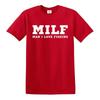 Milf Unisex TShirt Funny Unisexs Joke Novelty Rude Gift Present Top Tee