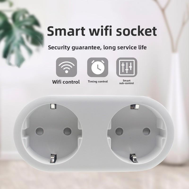Hot Products Shunt Dual-Control Voice Control Timer Switch Life SocketwifiSmart Socket
