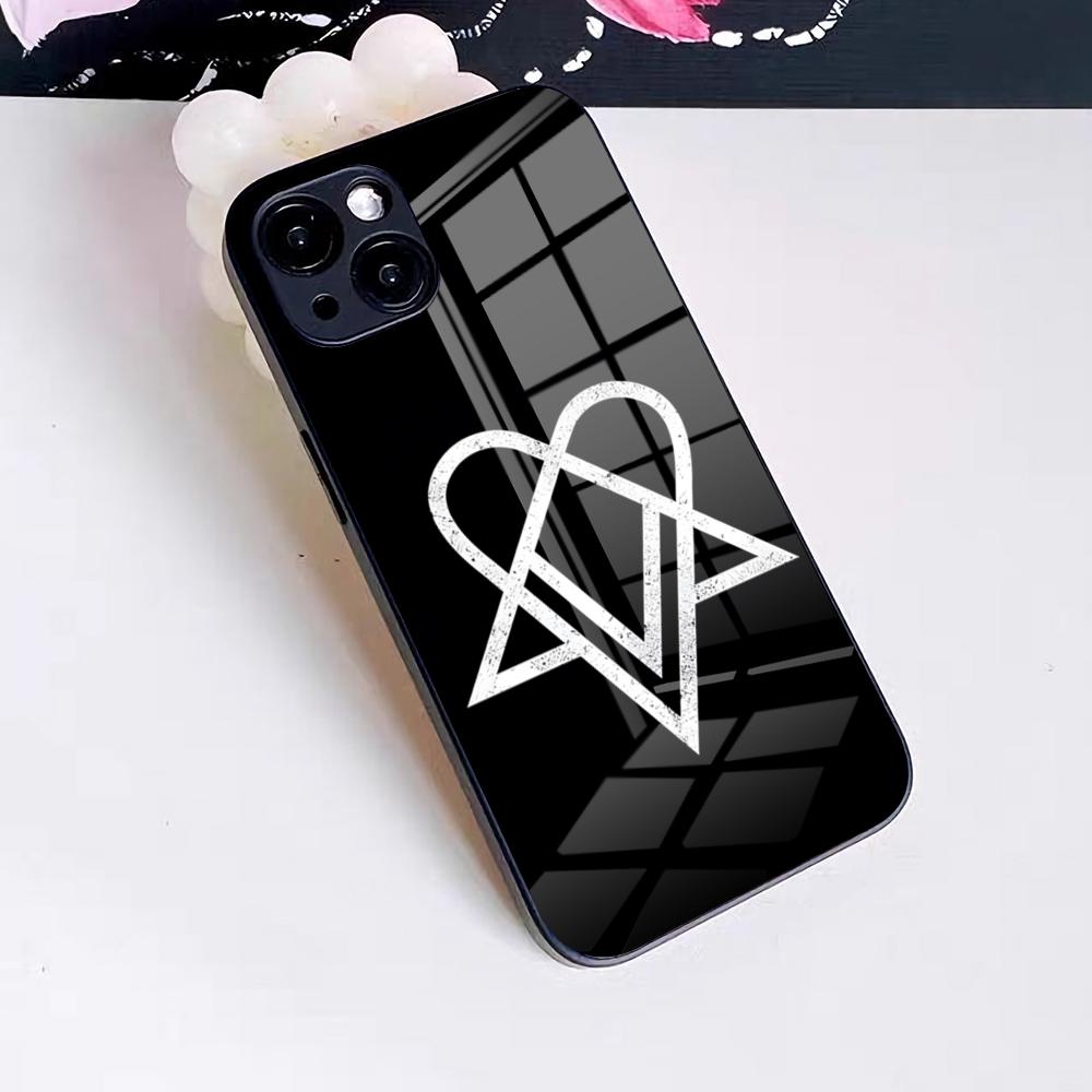 His I-Infernal M-Majesty Phone Case For IPhone 17 Pro Max 16 15 14 Pro Max 13 11 X Xs Xr 8 7Plus Glass Cover
