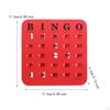 5Pcs Large Print Bingo Cardboard, Shutter Slide Cards for Adults, Seniors, Group