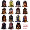 Vibrant Five Nights At Freddy's Backpack With Anime Pattern For Kids And Students