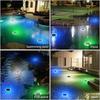 Solar LED Pond Light IP68 Waterproof Underwater Pool Lamp Long Lasting Landscape Light for Garden Lawn Backyard Wedding