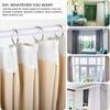 50Pcs Curtain Hanging Hooks Ring Window White Plastic Thickened Adjustable Height Curtain Hook For Home Curtain High Quality