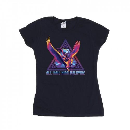 Marvel Womens/Ladies Thor Love And Thunder Valkyrie Cotton T-Shirt