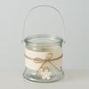 Glass Candle Holder for Tealight and Flowers 12 Cm