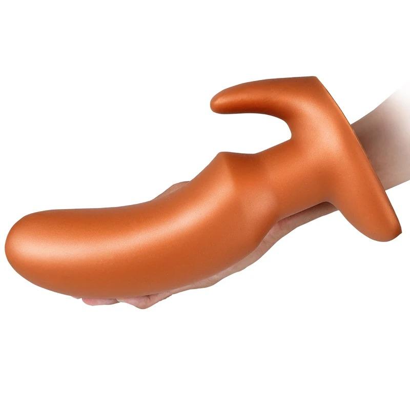 Plug Anal Portable Massage Prostatique Silicone Plug Anal Géant Dilatateur Anal Entraînement Stimuler Vagin Masturbation Jouets Sexuels pour Adultes