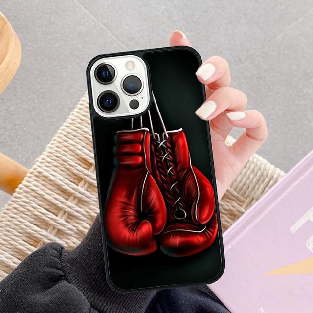Boxing Gloves Phone Case For Apple Pro Max Plus Coque For iPhone 17 Air 13 12 14 15 16 Cover