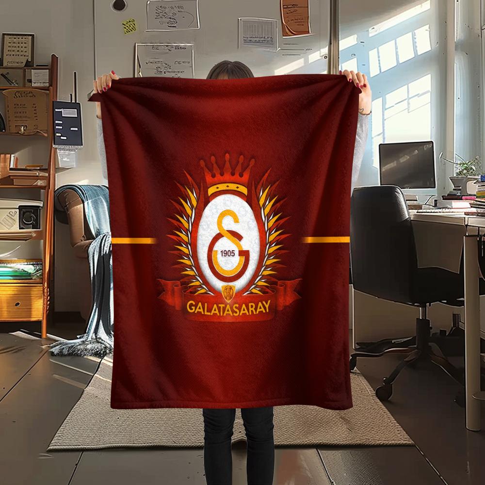 Galatasaray S.K Flannel Blanket, High quality Comfortable for All Seasons, Home Decor, Warmth and Comfort