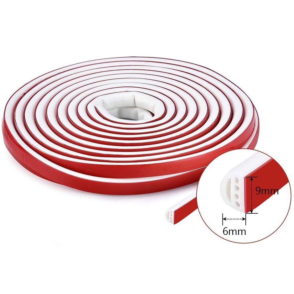 Typ Silikonová guma Samolepicí Pro dveře Okno Průvanová lišta Těsnící páska