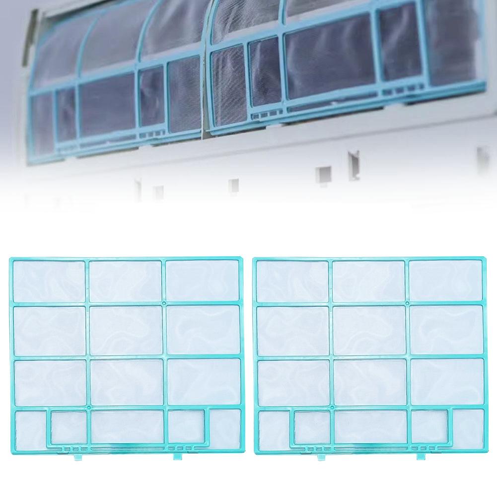 

Indoor Air Conditioner Accessories 2pcs Dust Screen for Filters Designed to Prevent Dust Buildup and Enhance Air