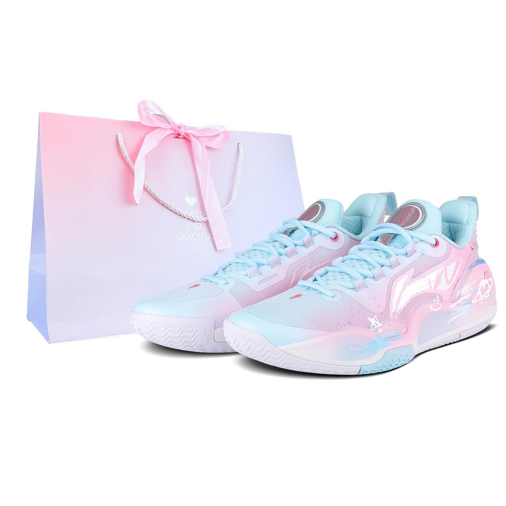 Scarpe da Basket Li Ning Speed 9 Ammortizzanti Resistenti all'Abrasione Basse da Uomo ABPT001-6(Team1545-)