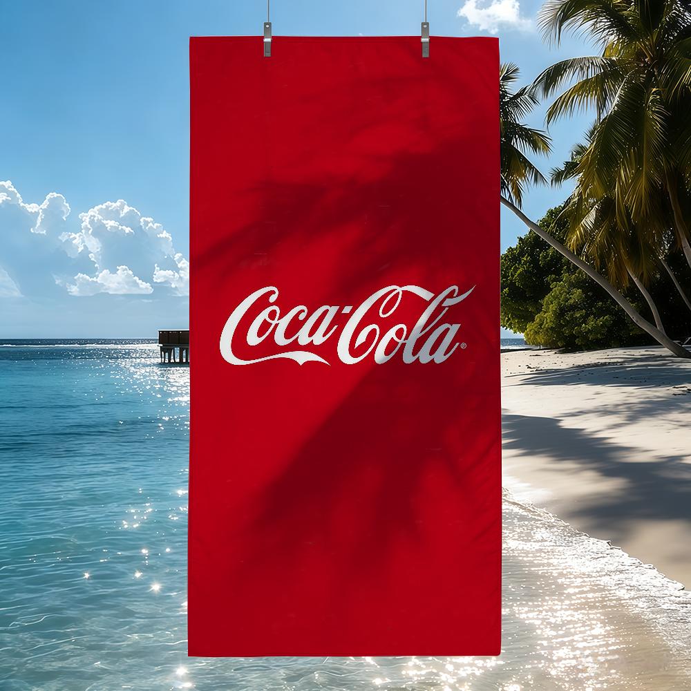 Cool C-CocaES Fashion C-colaES Towel Soft Pool Gift For Travel Gym Shower Camping Quick Dry Sports Beach Towels