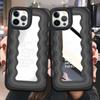 Mirror Phone Case for iPhone 15 11 13 14 for 15 16 Pro Max 12 13 16 Pro Cloud Flower and Animal Cute Style Phone Case