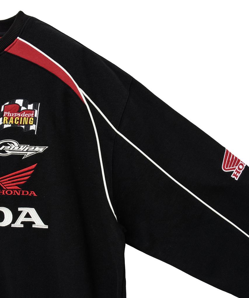 PHYPS MOTORCYCLE Wappen Graphic Motorcycle Sweatshirt Black