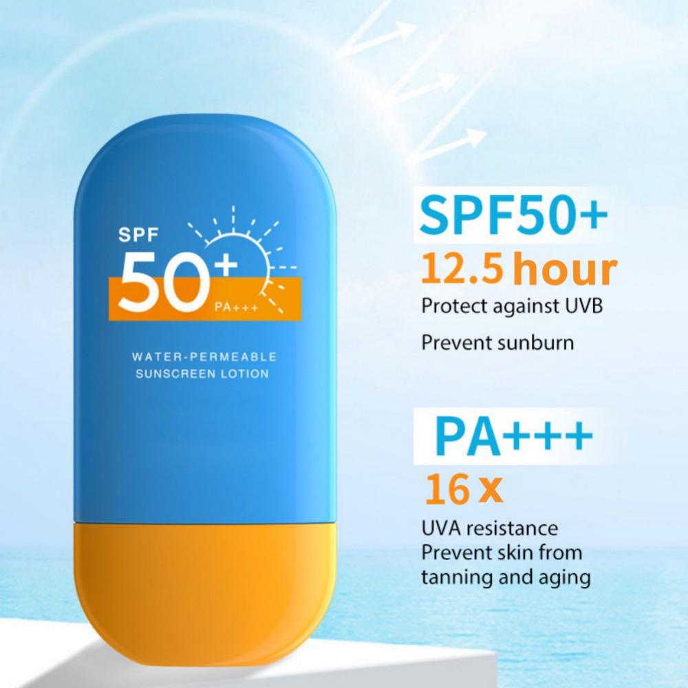 

50 г SPF50+PA+++ Солнцезащитный крем для лица изолирующий защитный крем для тела Легкий уход за кожей