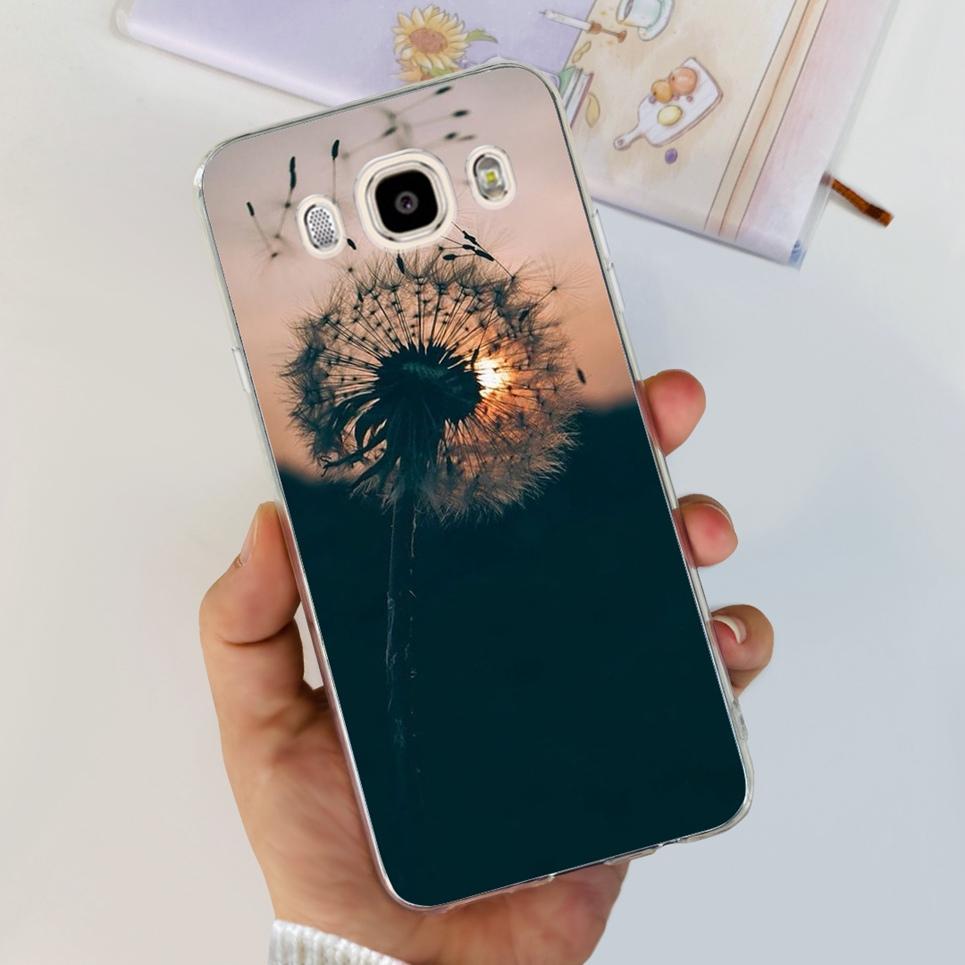 For Samsung Galaxy J5 2016 J7 2016 Phone Case Smiling Astronaut Painting Clear Housing On Samsung J7 2016 J 5 7 Galaxy Bumper