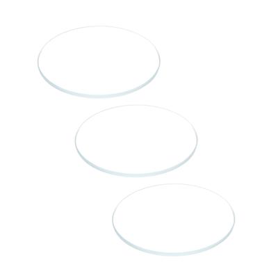 Uxcell Sklíčko na hodinky, Kryštálová šošovka, Priemer 30 mm, Hrúbka hrany 1,1 mm, Dvojitá kupola, Okrúhle, Číre, Náhradný diel sklíčka na hodinky pre hodinárov, 3 kusy