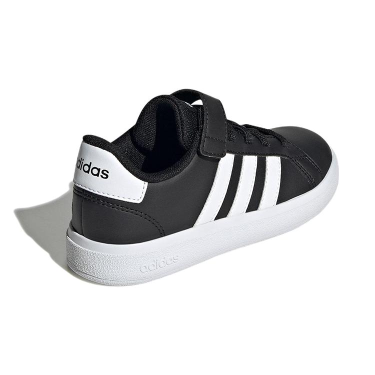 adidas Grand Court J 'Black White' GW6513