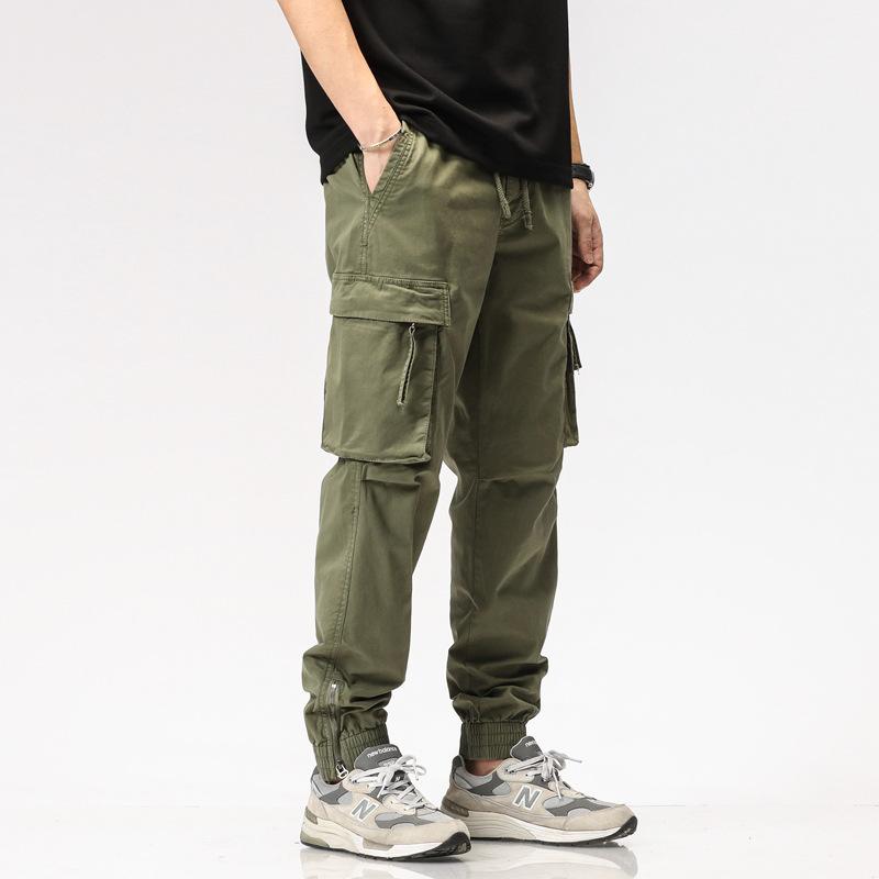 New Men's Functional Loose Casual Pants Versatile Outdoor Trendy Sports Overalls Elastic