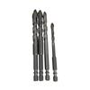 Eccentric Drill, Tilted Head, Tungsten Steel Drill Bit, 6+8+10+12mm, 4-piece Set