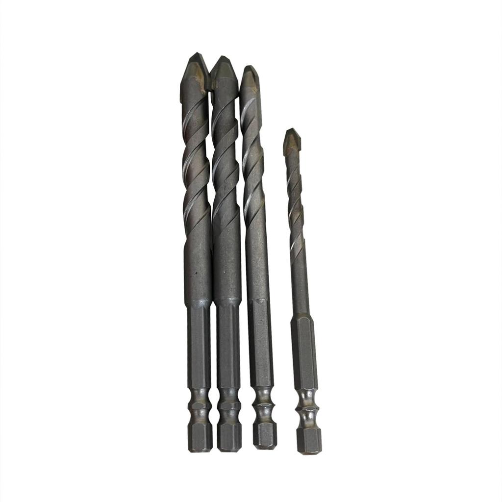 Exzentrischer Bohrer, geneigter Kopf, Wolframstahl-Bohrer, 6+8+10+12mm, 4-teiliges Set