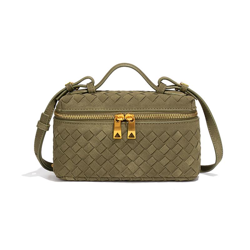 The BAY Nieuwe Klassieke Handgeweven Tofu Vierkante Crossbody Tas gray