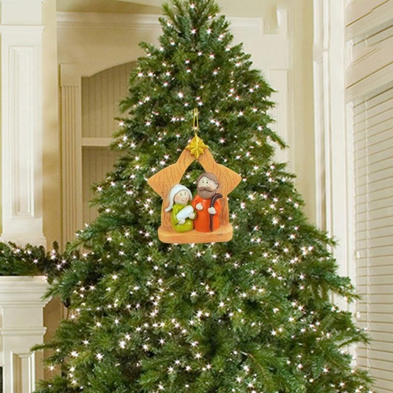 Christmas Story Display Miniature Statue Collection Safe For Kids And Indoor Decoration