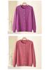 Elegant Mom-Style Knit Top: Chic Spring & Autumn Fashion for Middle-Aged Women