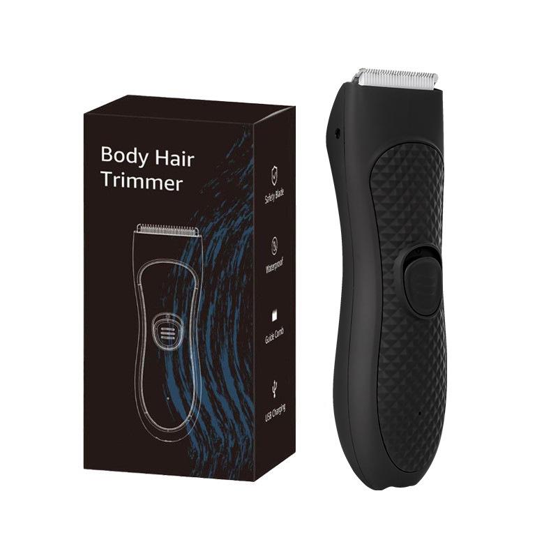 Waterproof Electric Body Hair Trimmer for Men - Armpit & Pubic Shaver