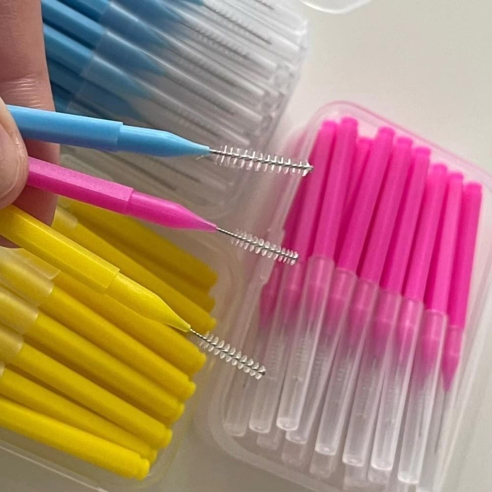 30Pcs Soft Micro Interdental Brushes Disposable Teeth Cleaning Tools Oral Hygiene Tool