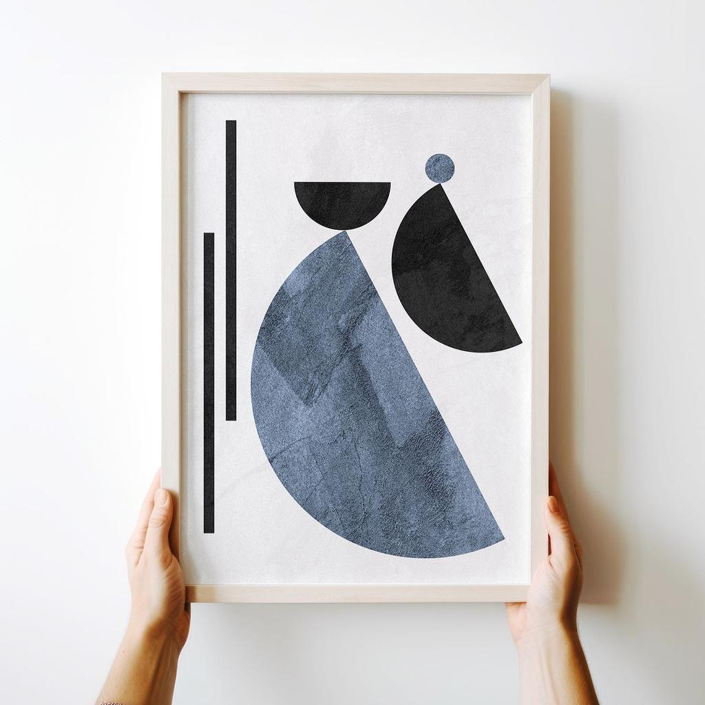 Plakat geometria abstrakcja