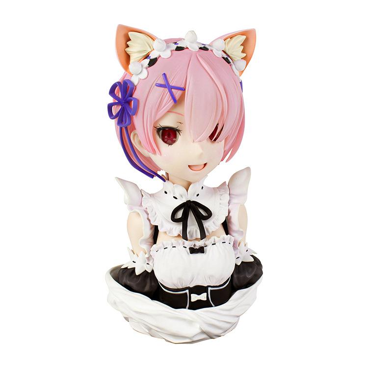 From Scratch, The Animation Of Another World Life Ram Hand Cat Ear Ram Bust Ornaments Decorative Collection