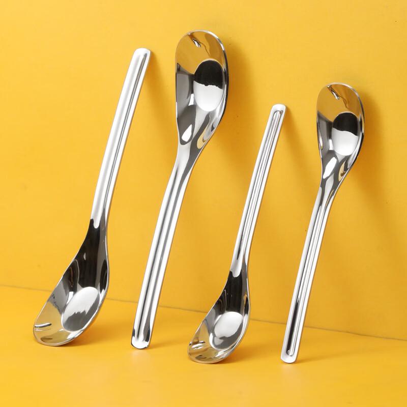 304 Stainless Steel Flat Bottom Yuanbao Spoon