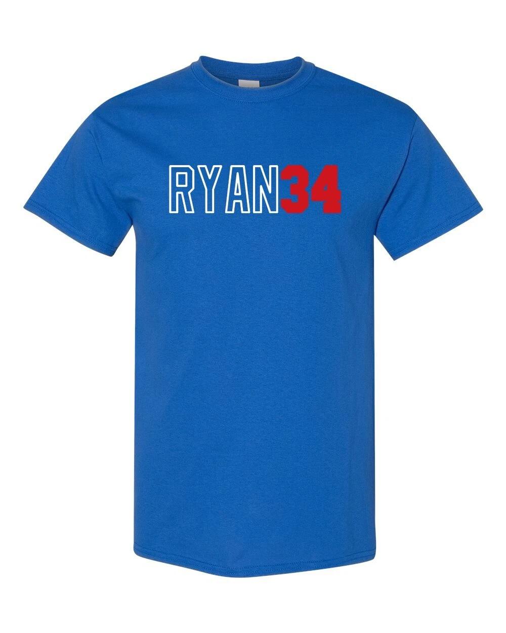 TEXAS Name And Number Ryan #34 Unisex T-Shirt S-XL FREE S&H! M