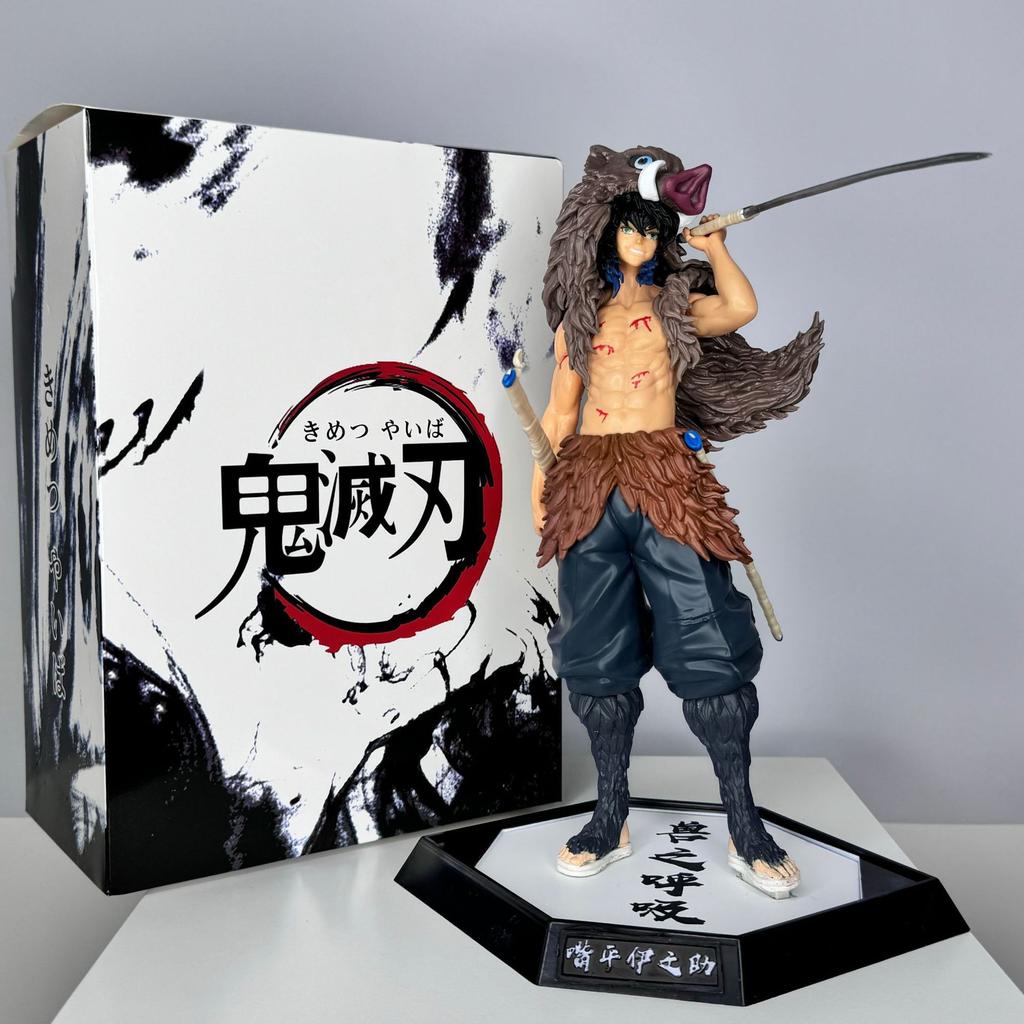 Anime Demon Slayer Figure Kamado Tanjirou Nezuko Action Figure PVC Model Toys Zenitsu Figurine Inosuke Kimetsu Yaiba Figura Gift