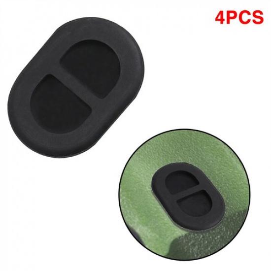4 Pcs Floor Pan Drain Plugs Rubber Oval Plugs For Jeep Wrangler JK JL 2014-