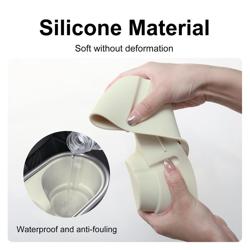 Car Water Cup Holder For Mini Cooper F65 F66 F67 2025 Fuel Version Center Console Silicone Organizer Insert Storage Box
