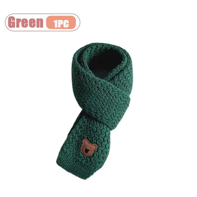 

1-10PCS Baby Scarf Winter Neck Warmer Soft Knitted Neck Wrap for Boys and Girls Warm and Windproof Toddler Scarf