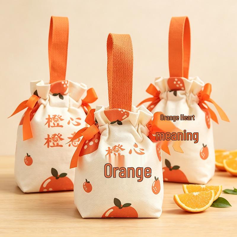 Cartoon Canvas Gift Bag for Birthdays, Festivals, Souvenirs, and Outings – Eco-friendly & Durable