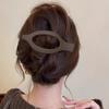 Fashion Large Size Plastic Matte Hair Claw Clips for Women Thick Hair calw Neutral Color Autumn Winter Duckbill Clip Accessories