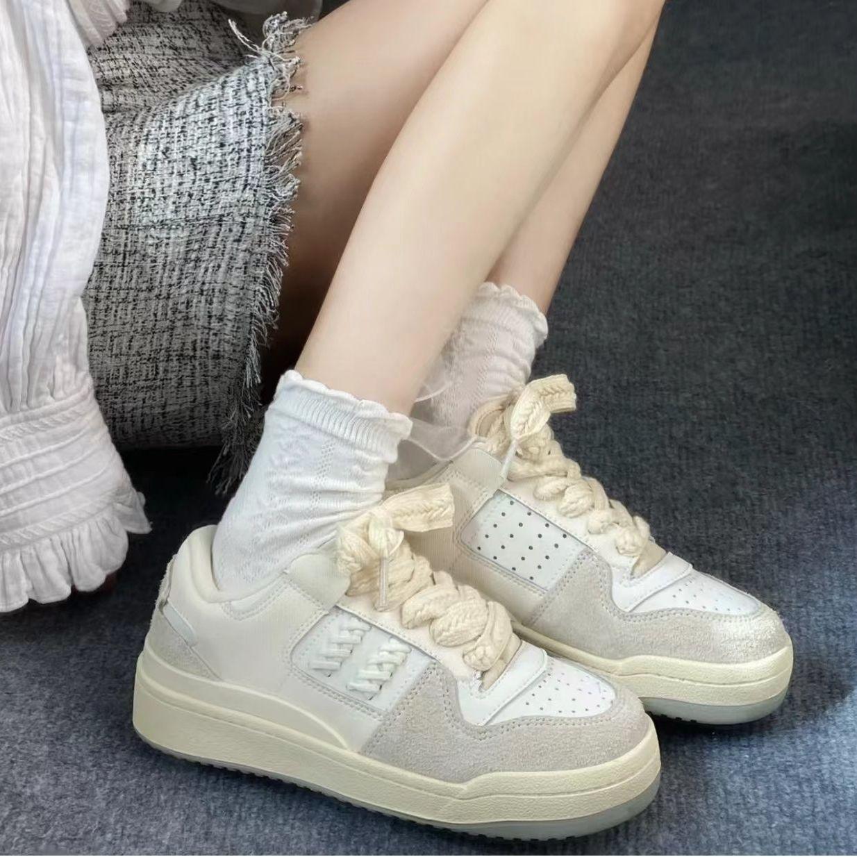 

Повседневная обувь женская новинка лета модная универсальная женская обувь на платформе сетчатая дышащая студенческая спортивная обувь 40