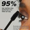 Zwarte mascara Volume en krul zonder vlekken Langdurig waterbestendig en zweetbestendig Zachte borstel Eenvoudig te gebruiken Mascara met volledig effect