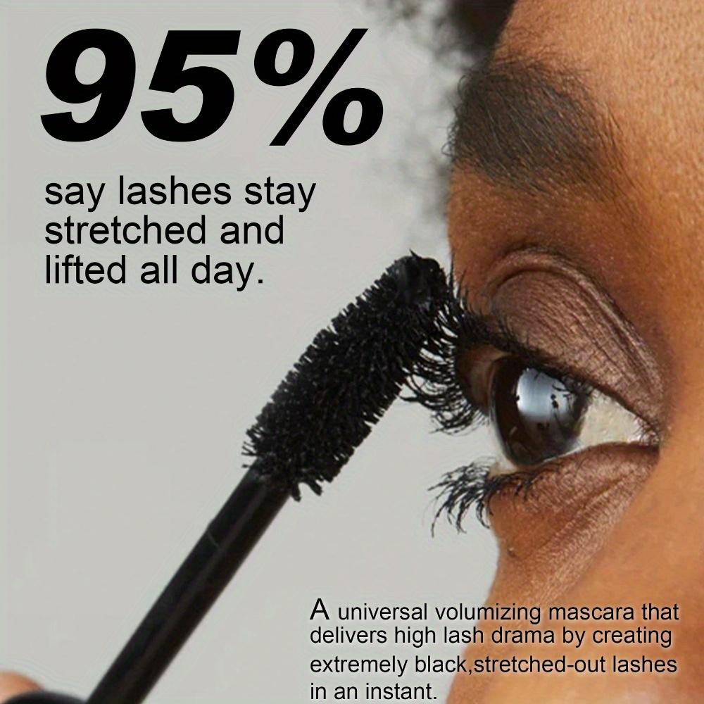 Zwarte mascara Volume en krul zonder vlekken Langdurig waterbestendig en zweetbestendig Zachte borstel Eenvoudig te gebruiken Mascara met volledig effect