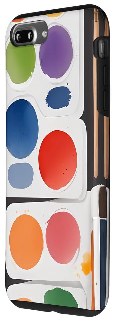 iPhone 7 Plus Artist Watercolor Paints and Brushes Set Smartphone Case Plus/8