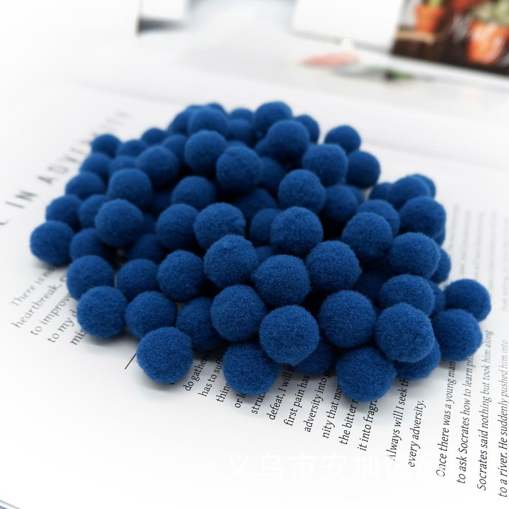 Colored Pompoms 81015202530Mm High Elasticity Soft Diy Pom Poms Fuzz Ball Pompom For Crafts Wedding Decor Kid Creative Toy