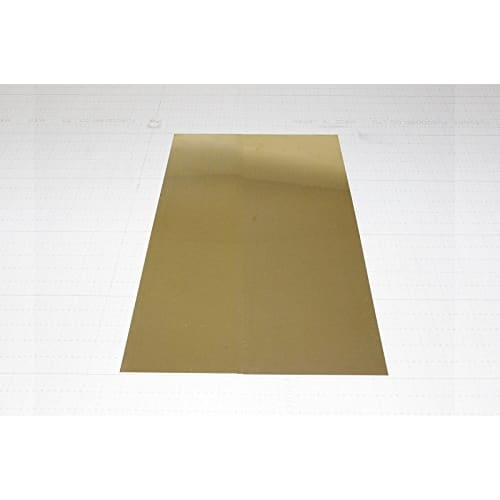 Metal Super Brass Plate C2680 Thickness 0.1 x 365 x 100 BSP0-1_100F