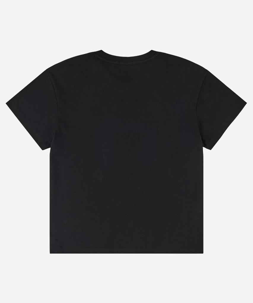 Nodi Loading Horse Crop Tee Black