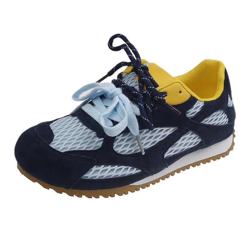 Dexun shoes women's 2025 new popular summer super fire mesh breathable casual shoes thin baseplate shoes versatile Forrest Gump shoes